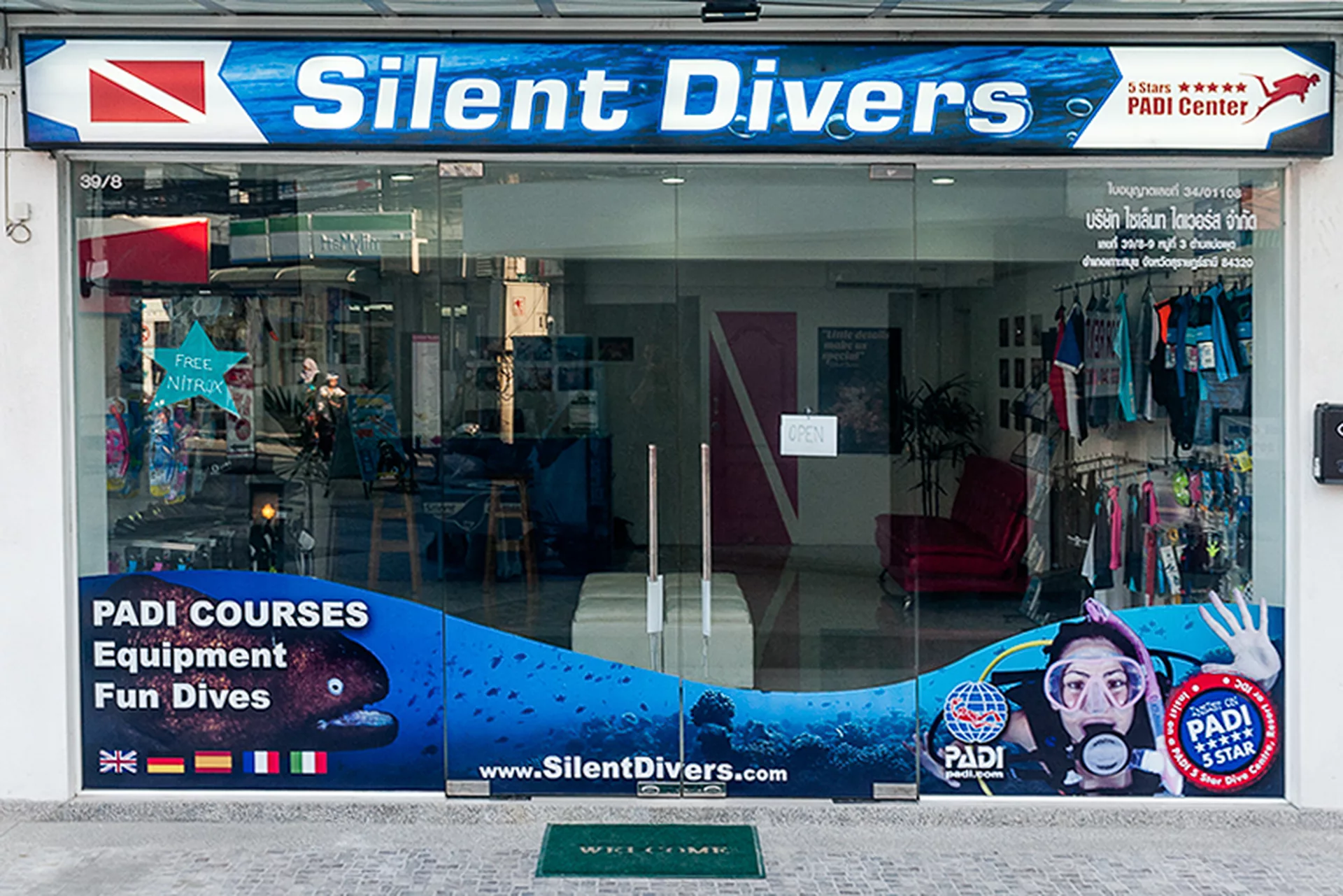 Tauchzentrums auf Koh Samui Silent Divers